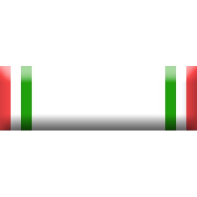 Nastrino Diploma al Merito della Croce Rossa Italiana