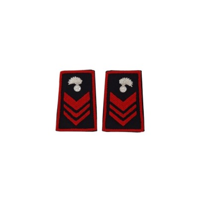 Tubolari Appuntato Carabinieri ricamati neri