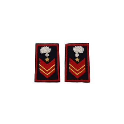 Tubolari Appuntato Scelto QS Carabinieri ricamat neri