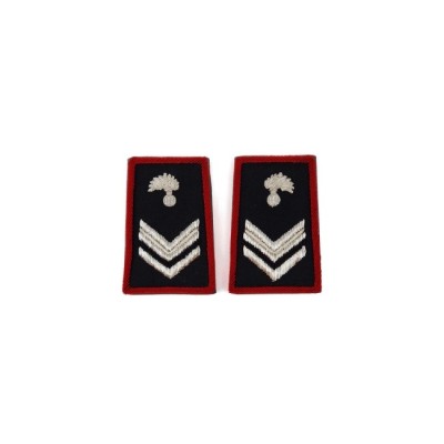 Tubolari Vicebrigadiere Carabinieri ricamati neri