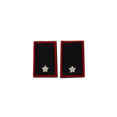 Tubolari Sottotenente Carabinieri ricamati neri