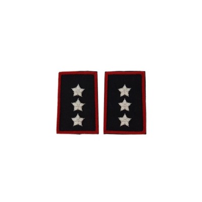 Tubolari Capitano Carabinieri ricamati neri
