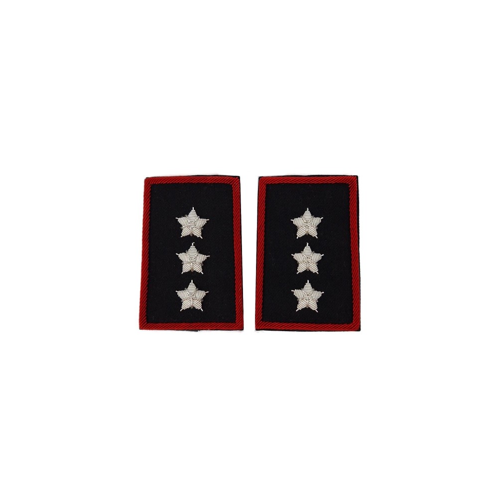 Tubolari Capitano Carabinieri ricamati neri