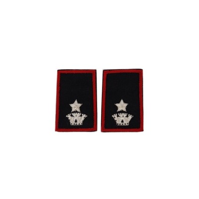 Tubolari Maggiore Carabinieri ricamati neri