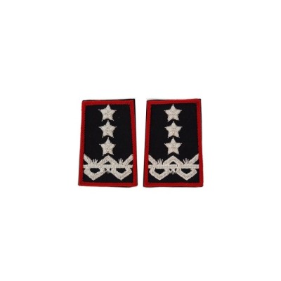 Tubolari Generale Corpo d'Armata Carabinieri ricamati neri