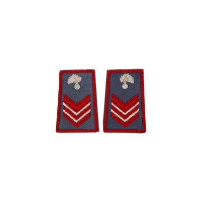Tubolari Appuntato Scelto Carabinieri ricamati azzurri