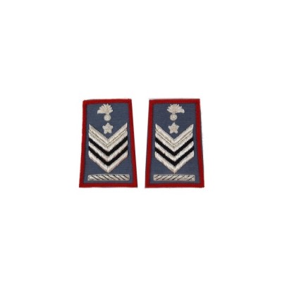 Tubolari Brigadiere Capo QS Carabinieri ricamati azzurri