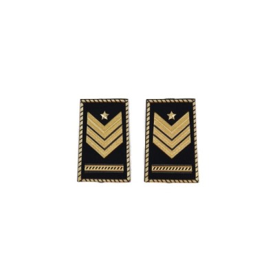 Tubolari Sergente Maggiore Aiutante Esercito neri