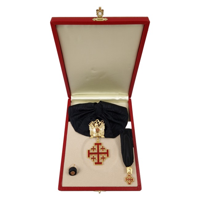Cofanetto cavaliere ordine santo sepolcro gerusalemme