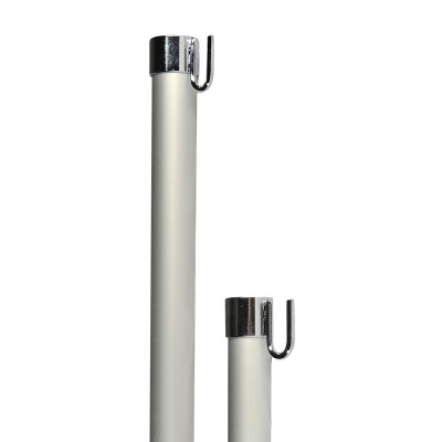 Asta per bandiera in alluminio anodizzato da esterno - diam. 25 mm