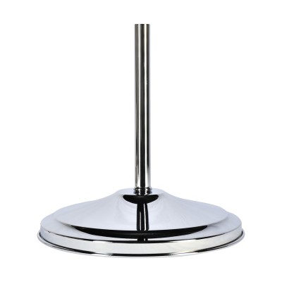 Base in ottone cromato Ø 315 mm a 1 sede per asta Ø 32 mm