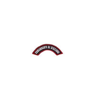 Patch Comandante di Stazione Carabinieri ricamata da camicia
