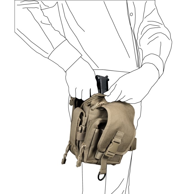 Vega Holster Borsa 2B35 Cargo Bag City in cordura cosciale