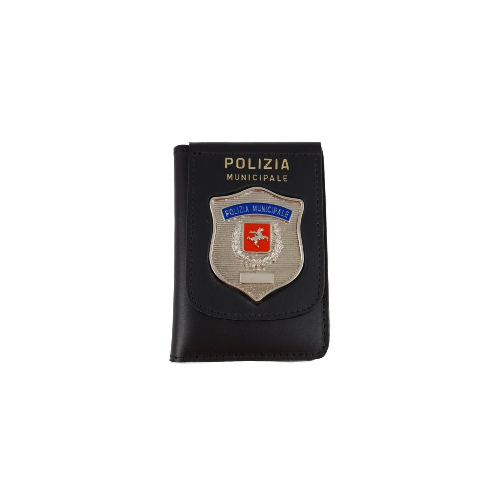 Vega Holster Portafoglio Polizia Municipale Toscana 1WD151 in pelle