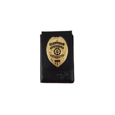 Ascot Portafoglio Security Service 600 Guardie Giurate verticale in pelle