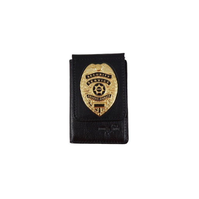 Ascot Portafoglio Security Service 600 Guardie Giurate verticale in pelle