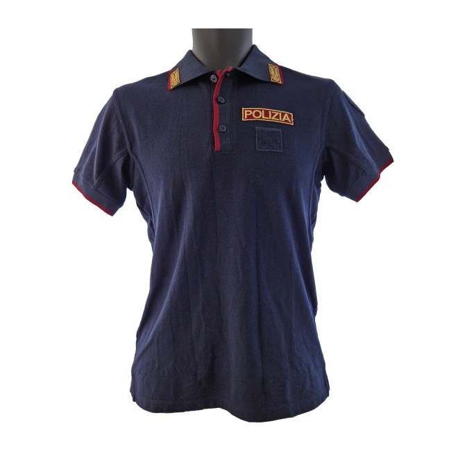 Polo Polizia manica corta frontale