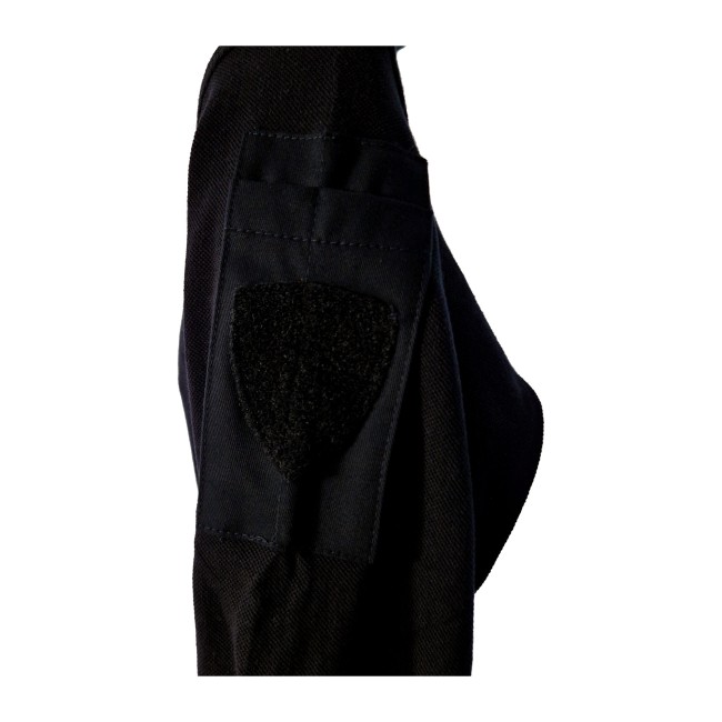 Polo Polizia manica lunga in cotone/poliestere manica