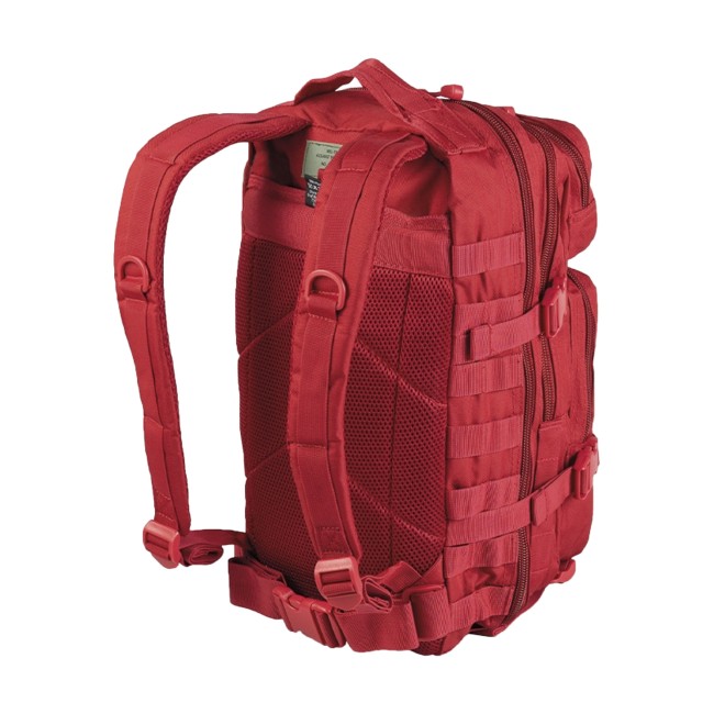 Mil-tec Zaino Militare Small 30 lt rosso retro