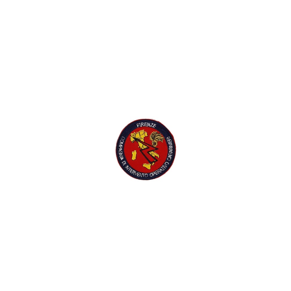Patch C.I.O. Firenze Carabinieri ricamata da polo