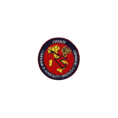 Patch C.I.O. Firenze Carabinieri ricamata da tuta op