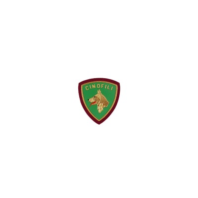 Patch Scudetto Cinofili Polizia in plastica