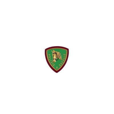 Patch Scudetto Polizia a cavallo in plastica