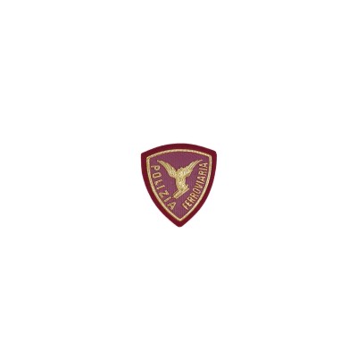 Patch Scudetto Polizia Ferroviaria in plastica