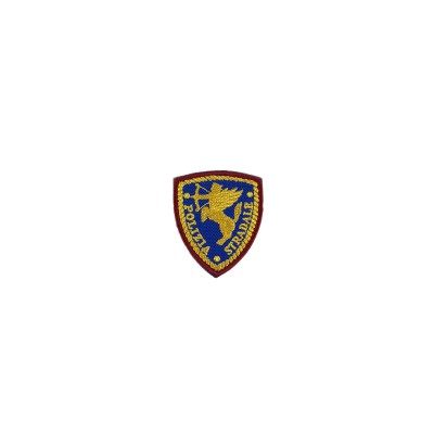 Patch Scudetto Polizia Stradale ricamata
