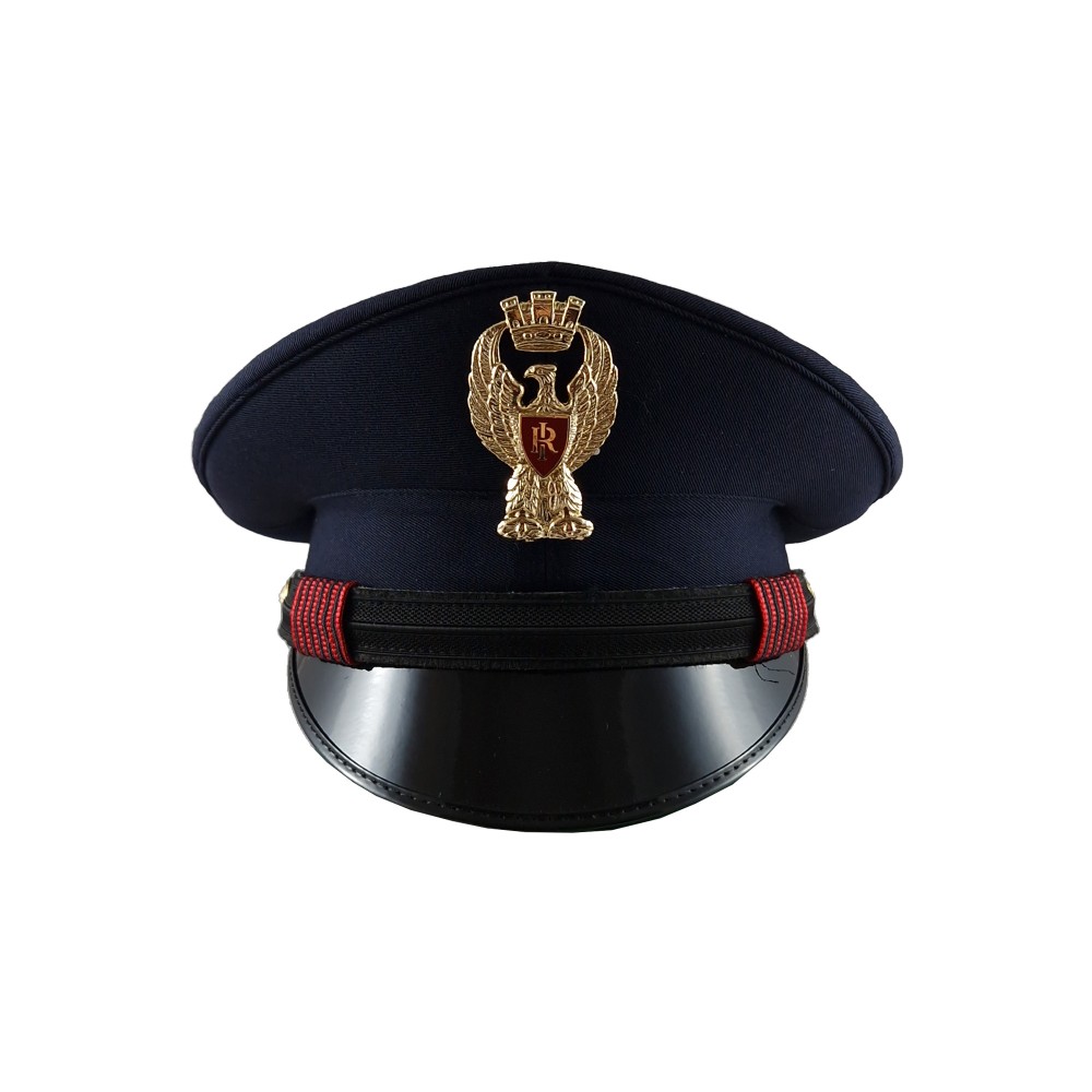 Berretto Assistente Capo Coordinatore Polizia di Stato uomo frontale
