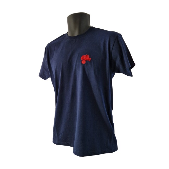 T-shirt Carabinieri Blu in cotone