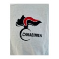 T-shirt Carabinieri Bianca in cotone dettaglio