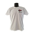 T-shirt Carabinieri Bianca in cotone frontale