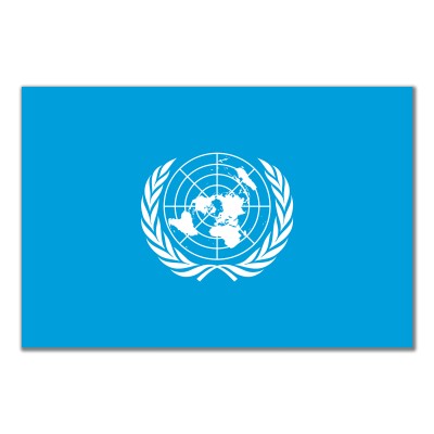 Bandiera Onu 100x150 cm in poliestere nautico
