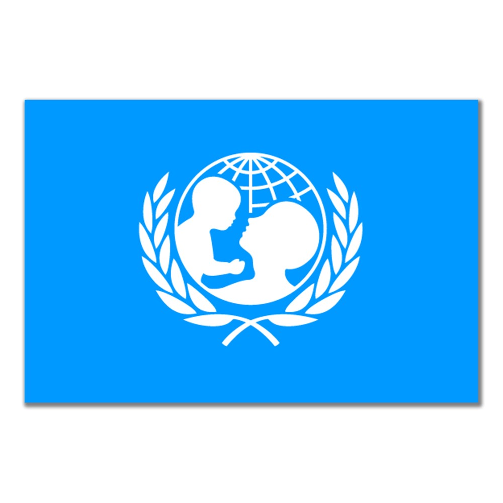 Bandiera Unicef 200x300 cm in poliestere nautico