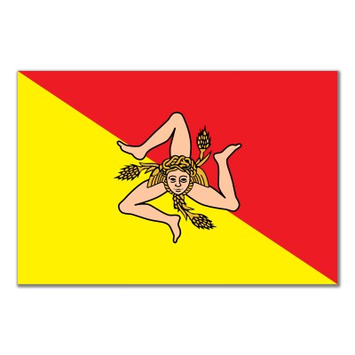 Bandiera Sicilia 150x225 cm in poliestere nautico