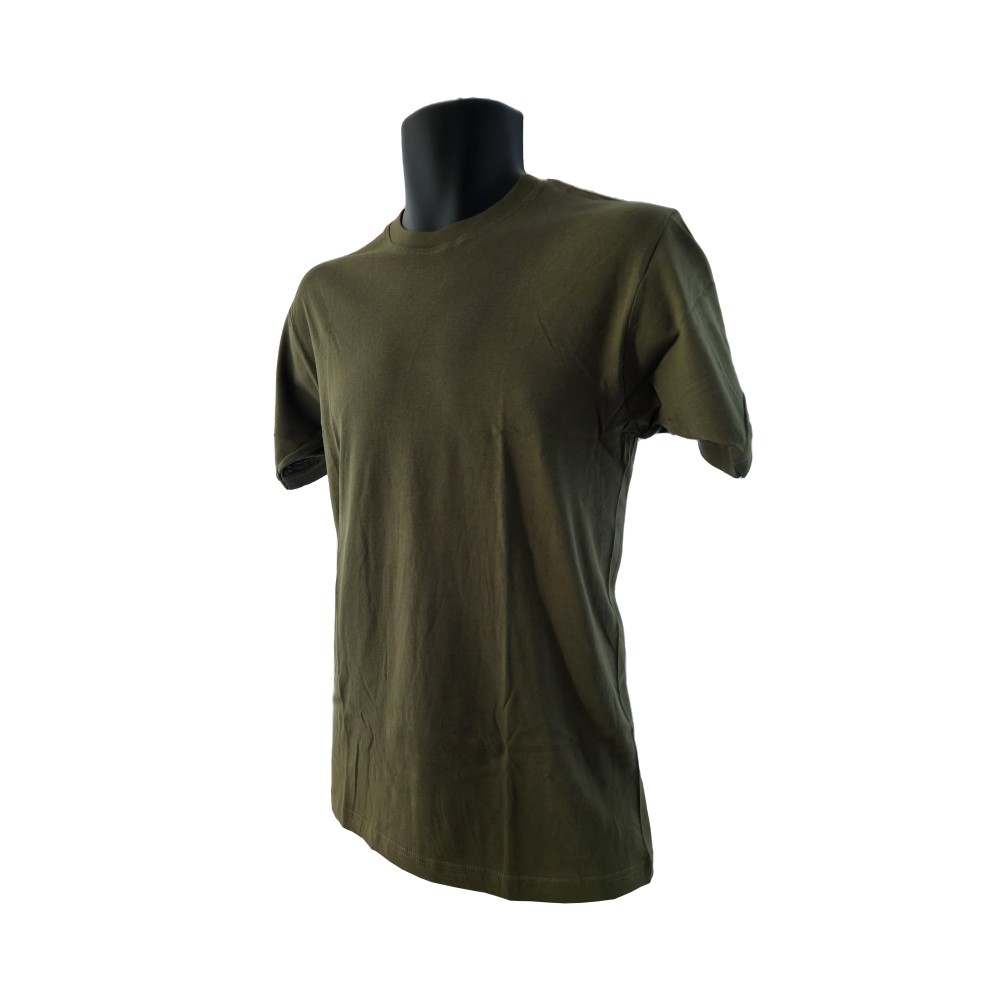 T-Shirt militare verde in cotone