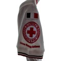 Polo Croce Rossa Italiana bianca maniche corte manica