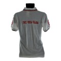 Polo Croce Rossa Italiana bianca maniche corte retro