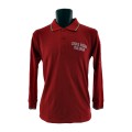 Polo Croce Rossa Italiana rossa maniche lunghe frontale
