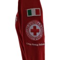 Polo Croce Rossa Italiana rossa maniche lunghe maniche