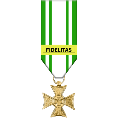 Medaglia Anzianita' di servizio per U./S.U. e Truppa della Croce Rossa Italiana (25 anni)