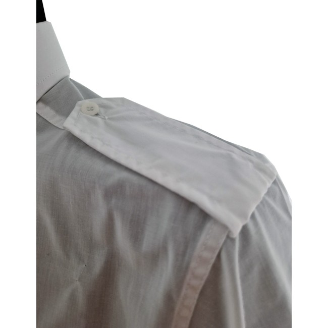 Camicia invernale Esercito uomo bianca controspalline