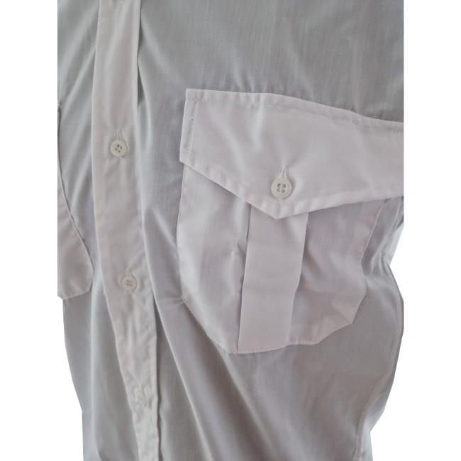 Camicia invernale Esercito uomo bianca taschino