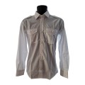Camicia invernale Esercito uomo bianca frontale