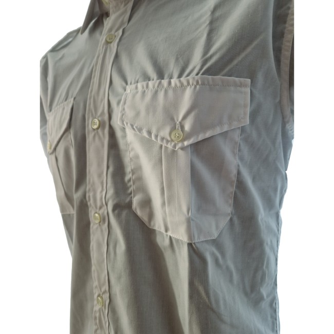 Camicia invernale Esercito uomo bianca taschino