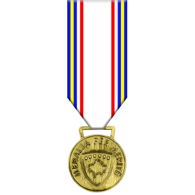 Medaglia Croce Rossa Missione Kosovo Oro