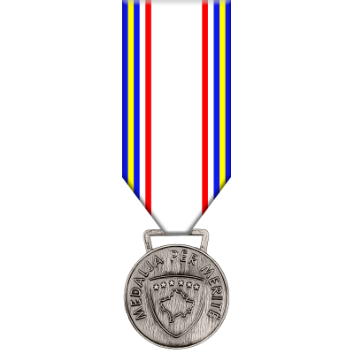 Medaglia d'argento Missione Kosovo Croce Rossa