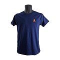 T-shirt Polizia di Stato blu in cotone frontale