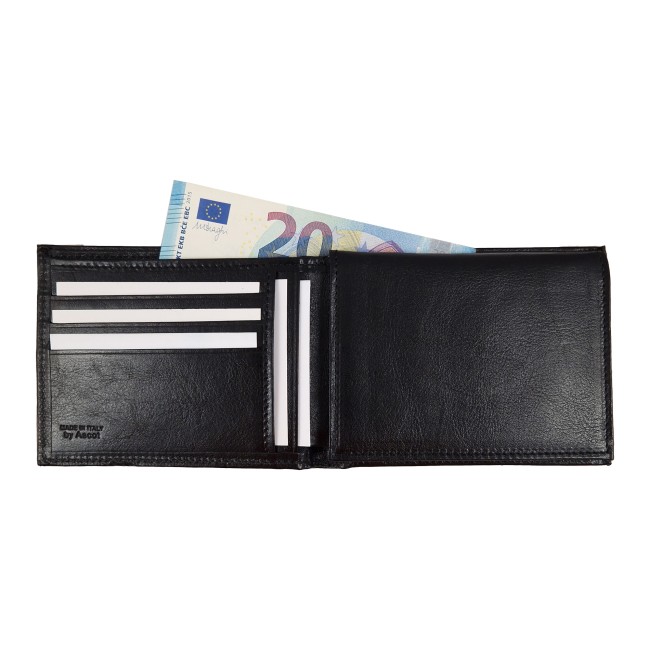 Ascot Portafoglio Polizia 260 orizzontale con placca occultabile aperto